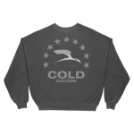 Sudadera de cuello redondo Heights, gris grueso