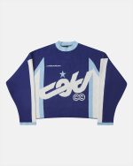 Jersey azul de punto WINNER