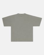 CAMISETA CON LOGOTIPO CC Y ESTRELLA, GRIS NATURAL
