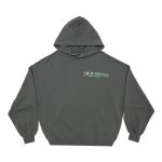 LLEGADA TARDE SUDADERA CON CAPUCHA GRIS