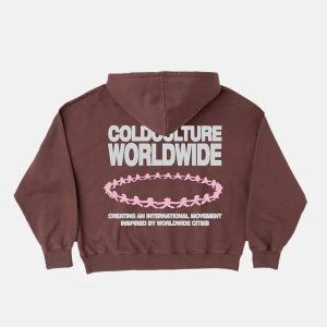 SUDADERA CON CAPUCHA PARA BAILE CIRCULAR WENGE