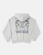 SUDADERA CON CAPUCHA COBRA GRIS PLATEADO