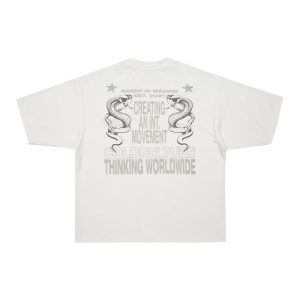 CAMISETA COBRA MARFIL BLANCO