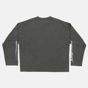 CAMISETA DE MANGA LARGA ENTERPRISE GRIS