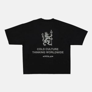 CAMISETA COMPANION LION NEGRA