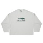 Sudadera de cuello redondo FALLING STAR, gris claro