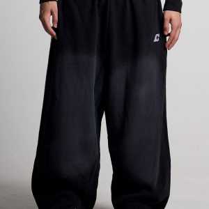 Pantalones Savage lavados en blanco y negro