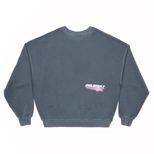 Sudadera de cuello redondo Galactic Glide azul oscuro
