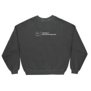 Sudadera de cuello redondo Heights, gris grueso