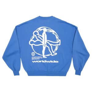 Sudadera giratoria de cuello redondo Horizon Blue
