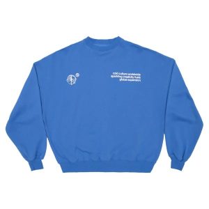 Sudadera giratoria de cuello redondo Horizon Blue