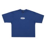 CAMISETA "DOWN TO LUCK" AZUL BRILLANTE