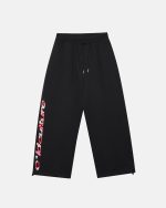 PANTALONES DEPORTIVOS DE CAMUFLAJE SALVAJE NEGROS