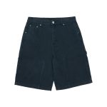 PANTALONES CORTOS DE DOBLE RODILLA DE DENIM AZUL OSCURO