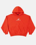 SUDADERA CURVA VIBRANTE ROJA