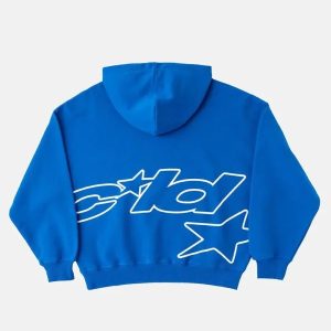 Sudadera con capucha DEFENSE AZUL ELÉCTRICO