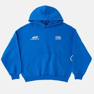 Sudadera con capucha DEFENSE AZUL ELÉCTRICO