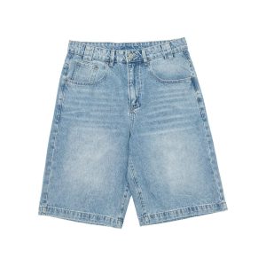 Pantalones cortos vaqueros de mezclilla lavada clara Heights V2