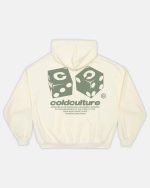Sudadera con capucha DICE color crema