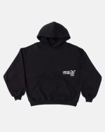 SUDADERA CON CAPUCHA PARA PERROS NEGRA