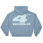 Sudadera con capucha 4THE WORLD AZUL SOMBRÍO