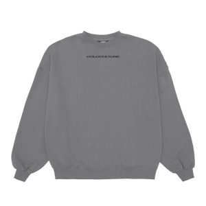Sudadera de cuello redondo Cosmos Arc, gris ahumado