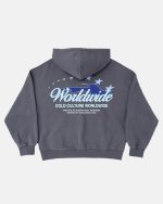 Sudadera con capucha Flame Stars gris oscuro