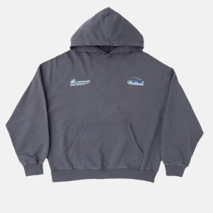 Sudadera con capucha Flame Stars gris oscuro