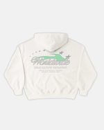 Sudadera con capucha FLAME STARS blanca