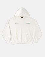 Sudadera con capucha FLAME STARS blanca