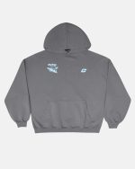 Sudadera con capucha Flying Home gris ahumado