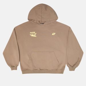 Sudadera con capucha Flying Home color marrón nogal
