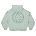 SUDADERA CON CAPUCHA GLOBE VERDE CLARO